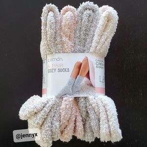 NEW Lemon Super Soft Cozy Ankle Socks 5 Pack